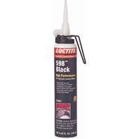 598 High Performance RTV Silicone Gasket Maker, Cartridge, Black MAS Chibougamau
