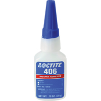 Adh&eacute;sif instantan&eacute; Prism 406, Transparent, Bouteille, 0,7 liq. oz. MAS Chibougamau