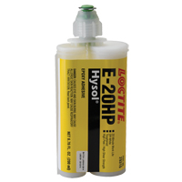 Adh&eacute;sifs structuraux &agrave; s&eacute;chage rapide E-20P, 200 ml, Cartouche double, Deux composants, Blanc MAS Chibougamau
