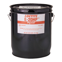 Adh&eacute;sifs structuraux &agrave; s&eacute;chage rapide E-20P, 5 gal., Seau, Deux composants, Blanc MAS Chibougamau