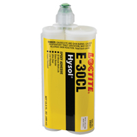 Adh&eacute;sif structurel pour le verre E-30CL, 200 ml, Cartouche double, Deux composants, Ultra clair MAS Chibougamau