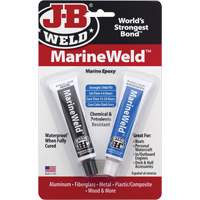 MarineWeld Epoxy, Two-Part, Tube, 3 oz., Grey MAS Chibougamau