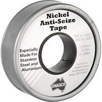 Nickel Anti-Seize Tape, 590" L x 1/2" W, Silver MAS Chibougamau
