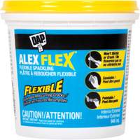 Pl&acirc;tre &agrave; reboucher flexible Alex Flex, 946 ml, Contenant en plastique MAS Chibougamau
