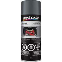 Peinture &agrave; &eacute;mail avec c&eacute;ramique pour moteur, Fonte grise, Tr&egrave;s brillant, 12 oz, Canette a&eacute;rosol MAS Chibougamau