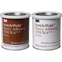 Adh&eacute;sif Scotch-Weld, 32 oz liq., Seau, Deux composants, Vert MAS Chibougamau