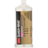 Adh&eacute;sif Scotch-Weld, 1,64 liq. oz., Cartouche double, Deux composants, Transparent MAS Chibougamau