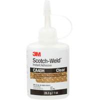 Instant Adhesive, 1 oz., Bottle, Clear MAS Chibougamau