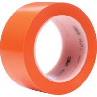 Ruban en vinyle 471, 50,8 mm (2") la x 32,9 m (108') lo, 5,2 mils, Orange MAS Chibougamau
