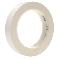Ruban en vinyle 471, 25,4 mm (1") la x 32,9 m (108') lo, 5,3 mils, Blanc MAS Chibougamau