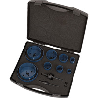 Electrician's Master Holesaw Kit, 12 Pieces MAS Chibougamau
