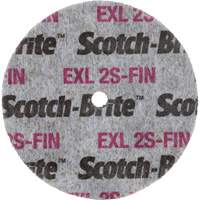 Scotch-Brite EXL Unitized Wheel, 3" x 1/2", 1/4" Arbor MAS Chibougamau