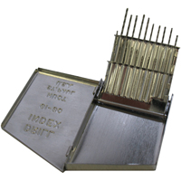 Jobber Length Drill Set, 20 Pieces, High Speed Steel MAS Chibougamau