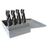 Reduced Shank Drill Bit Set, 5 Pieces, High Speed Steel MAS Chibougamau