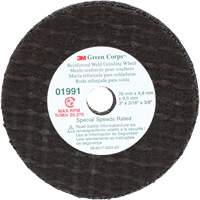 Green Corps Cut-Off Wheel, 3" x 0.188", 3/8" Arbor, Type 1, Aluminum Oxide, 35000 RPM MAS Chibougamau