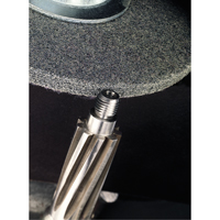 Scotch-Brite EXL Unitized Deburring Wheels, 1" x 1", 3/16" Arbor, 2A Grit, Aluminum Oxide MAS Chibougamau