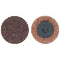 Non-Woven Quick-Change Discs, 2" Dia., Extra Coarse Grit, Aluminum Oxide MAS Chibougamau