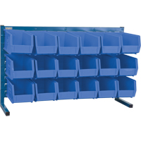 Rayonnage &agrave; persienne avec bacs, 18 bacs, 8-1/4" la x 36" p x 22" h MAS Chibougamau