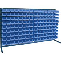 Rayonnage &agrave; persienne avec bacs, 144 bacs, 72" la x 15" p x 40" h MAS Chibougamau