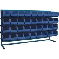 Rayonnage &agrave; persienne avec bacs, 36 bacs, 72" la x 15" p x 40" h MAS Chibougamau