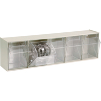 Syst&egrave;me de casiers modulaires Tip-Out, 23-5/8" la x 5-1/4" p x 6-1/2" h, 5 tiroirs MAS Chibougamau