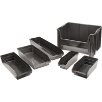 Bacs &agrave; pi&egrave;ces en plastique recycl&eacute;, 4-1/8" la x 11-5/8" p x 4" h, Capacit&eacute; de 30 lb MAS Chibougamau