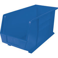 Ultra Stack & Hang Bin, 8-1/4" W x 9" H x 18" D, Blue MAS Chibougamau