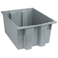 Contenants Stack & Nest, 10" x 19,5" x 15,5", Gris MAS Chibougamau