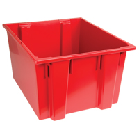 Stack & Nest Totes, 13" x 23.5" x 19.5", Red MAS Chibougamau