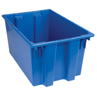 Contenants Stack & Nest, 12" x 23,5" x 15,5", Bleu MAS Chibougamau