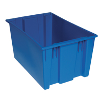Contenants Stack & Nest, 15" x 29,5" x 19,5", Bleu MAS Chibougamau