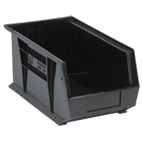 Bacs ultra empilable & suspendable, 8-1/4" la, 7" h x 14-3/4" p, Noir MAS Chibougamau