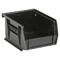 Bacs ultra empilable & suspendable, 4-1/8" la, 3" h x 5-3/8" p, Noir MAS Chibougamau