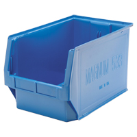 MAGNUM Bin, 11-7/8" H x 12-3/8" W x 19-3/4" D, 150 lbs. Capacity, Black MAS Chibougamau