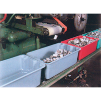 Stack-N-Nest&reg; Plexton Containers, 20.1" W x 42.5" D x 14.1" H, Grey MAS Chibougamau