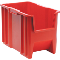 Contenants &agrave; empiler g&eacute;ants, 10,875" la x 17,5" p x 12,5" h, Rouge MAS Chibougamau