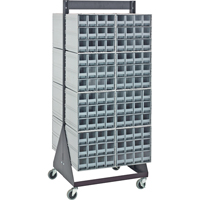 Ensemble mobile de support sur pied pour casiers de rangement &agrave; emboîtement MAS Chibougamau