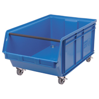 Mobile MAGNUM Bin, 14-7/8" H x 18-3/8" W x 29" D, 150 lbs. Capacity, Blue MAS Chibougamau