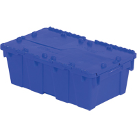 Contenants de distribution Flipak en plastique poly&eacute;thyl&egrave;ne (PE), 19,7" x 11,8" x 7,3", Bleu MAS Chibougamau