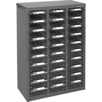 Casiers pour pi&egrave;ces KPC-700, Acier galvanis&eacute;, 30 tiroirs, 17-1/2" x 8-7/10" x 25-3/10", Gris MAS Chibougamau