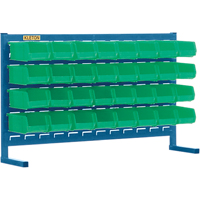 Rayonnage &agrave; persienne avec bacs, 32 bacs, 36" la x 8-1/4" p x 22" h MAS Chibougamau