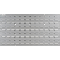 Panneau perfor&eacute; en m&eacute;tal pour bacs, 32 bacs, 36" la x 1/8" p x 19" h MAS Chibougamau