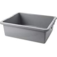 Contenant utilitaire sans compartiments, 7" ha x 21,5" p x 17" lo, Poly&eacute;thyl&egrave;ne, Gris MAS Chibougamau