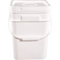 Square Pail, Plastic, 4 gal. MAS Chibougamau