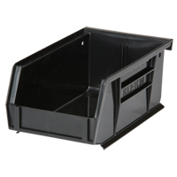 Bac empilable & &agrave; suspendre, 4-1/8" la, 3" h x 7-3/8" p, Noir MAS Chibougamau