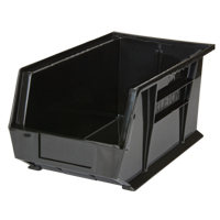 Stack & Hang Bin, 8-1/4" W x 7" H x 14-3/4" D, Black MAS Chibougamau