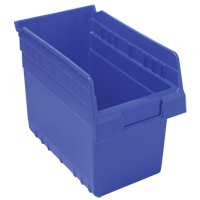 Bacs pour &eacute;tag&egrave;re Store-Max, 6-5/8" la x 8" H x 11-5/8" p, Bleu, Capacit&eacute; 44 lb MAS Chibougamau