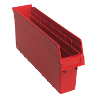 Bacs pour &eacute;tag&egrave;re Store-Max, 4-3/8" la x 8" H x 17-7/8" p, Rouge, Capacit&eacute; 56 lb MAS Chibougamau