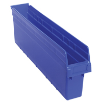 Bacs pour &eacute;tag&egrave;re Store-Max, 4-3/8" la x 8" H x 23-5/8" p, Bleu, Capacit&eacute; 68 lb MAS Chibougamau