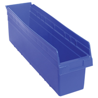 Bacs pour &eacute;tag&egrave;re Store-Max, 6-5/8" la x 8" H x 23-5/8" p, Bleu, Capacit&eacute; 68 lb MAS Chibougamau